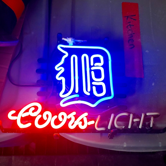 Other - Detroit Tigers Coors Light neon light